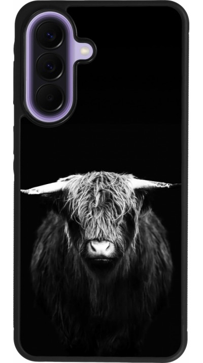 Coque Samsung Galaxy A57 5G - Silicone rigide noir Highland calf black