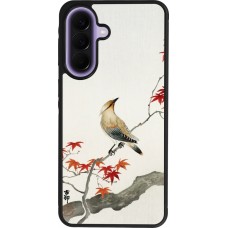 Coque Samsung Galaxy A57 5G - Silicone rigide noir Japanese Bird