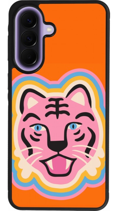 Coque Samsung Galaxy A57 5G - Silicone rigide noir Lion colors 2026