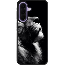 Coque Samsung Galaxy A57 5G - Silicone rigide noir Lion looking up
