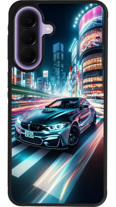 Coque Samsung Galaxy A57 5G - Silicone rigide noir BMW M4 Tokyo Night