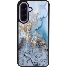 Coque Samsung Galaxy A57 5G - Silicone rigide noir Marble 04