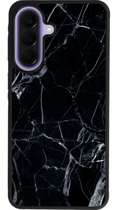 Coque Samsung Galaxy A57 5G - Silicone rigide noir Marble Black 01