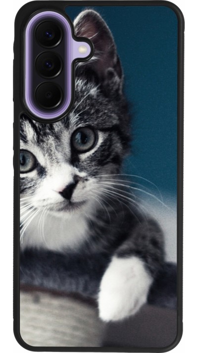 Coque Samsung Galaxy A57 5G - Silicone rigide noir Meow 23
