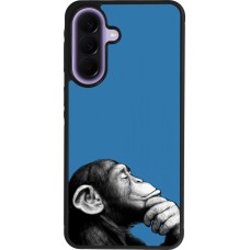 Coque Samsung Galaxy A57 5G - Silicone rigide noir Monkey Pop Art