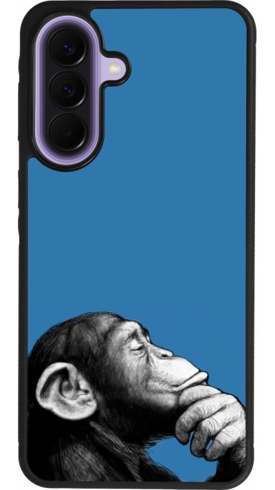 Coque Samsung Galaxy A57 5G - Silicone rigide noir Monkey Pop Art