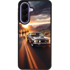 Coque Samsung Galaxy A57 5G - Silicone rigide noir Mustang 69 Grand Canyon