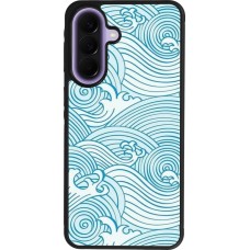 Coque Samsung Galaxy A57 5G - Silicone rigide noir Ocean Waves