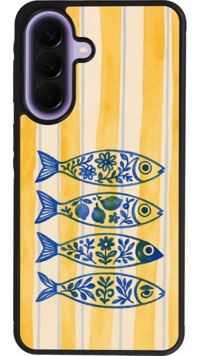 Coque Samsung Galaxy A57 5G - Silicone rigide noir Portuguese fish 2026