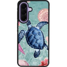 Samsung Galaxy A57 5G Case Hülle - Silikon schwarz Preppy Turtle