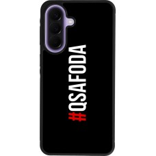 Coque Samsung Galaxy A57 5G - Silicone rigide noir Qsafoda 1