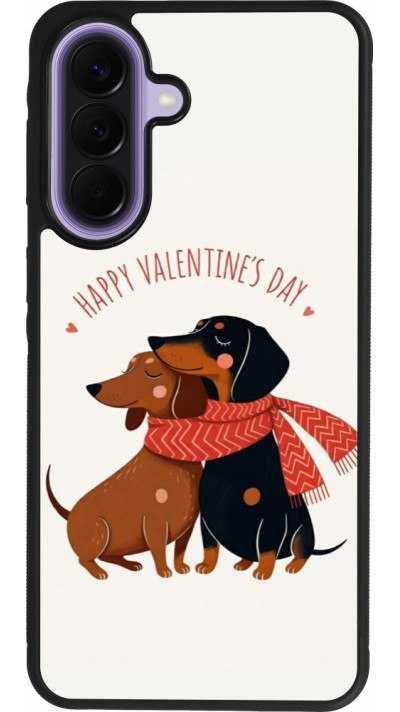 Coque Samsung Galaxy A57 5G - Silicone rigide noir Saint Valentines Day 26 Happy Valentine