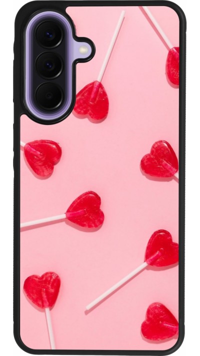 Coque Samsung Galaxy A57 5G - Silicone rigide noir Saint Valentines Day 26 Lollipop
