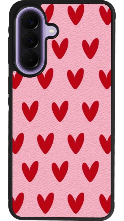 Coque Samsung Galaxy A57 5G - Silicone rigide noir Saint Valentines Day 26 Pattern heart