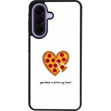 Coque Samsung Galaxy A57 5G - Silicone rigide noir Saint Valentines Day 26 You have my pizza heart