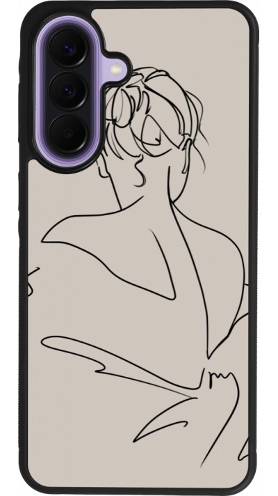 Coque Samsung Galaxy A57 5G - Silicone rigide noir Salnikova 05