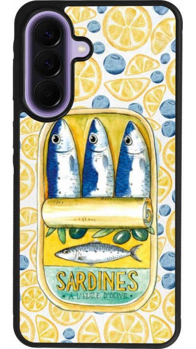 Coque Samsung Galaxy A57 5G - Silicone rigide noir Sardines in oil 2026
