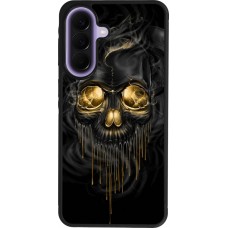 Samsung Galaxy A57 5G Case Hülle - Silikon schwarz Skull 02