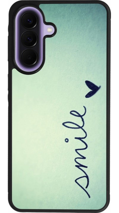 Coque Samsung Galaxy A57 5G - Silicone rigide noir Smile