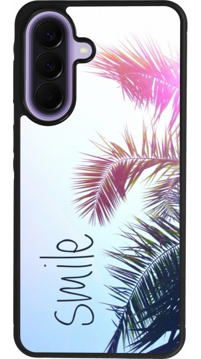 Coque Samsung Galaxy A57 5G - Silicone rigide noir Smile 05