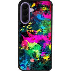 Coque Samsung Galaxy A57 5G - Silicone rigide noir Splash paint