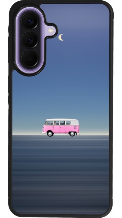 Coque Samsung Galaxy A57 5G - Silicone rigide noir Spring 23 pink bus