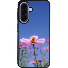 Coque Samsung Galaxy A57 5G - Silicone rigide noir Bee on a flower Spring 2026