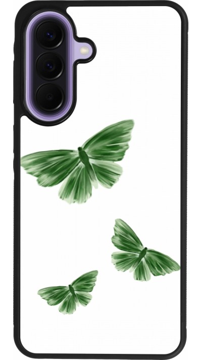 Coque Samsung Galaxy A57 5G - Silicone rigide noir Butterflies Spring 2026