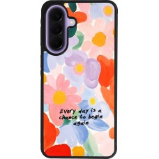 Coque Samsung Galaxy A57 5G - Silicone rigide noir Every day is a chance Spring 2026