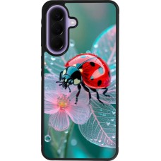 Coque Samsung Galaxy A57 5G - Silicone rigide noir Ladybird in bloom Spring 2026