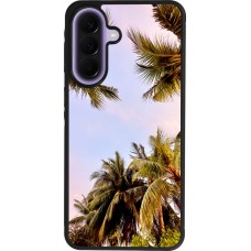 Coque Samsung Galaxy A57 5G - Silicone rigide noir Summer 2023 palm tree vibe