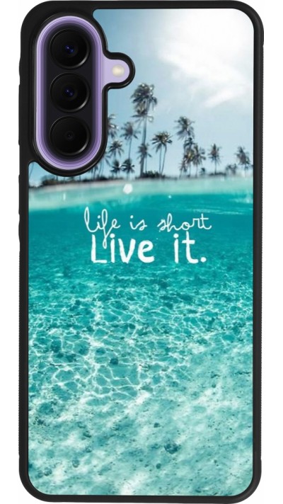 Coque Samsung Galaxy A57 5G - Silicone rigide noir Summer 18 24