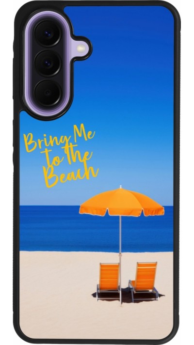 Coque Samsung Galaxy A57 5G - Silicone rigide noir Summer 2025 Bring me to the beach
