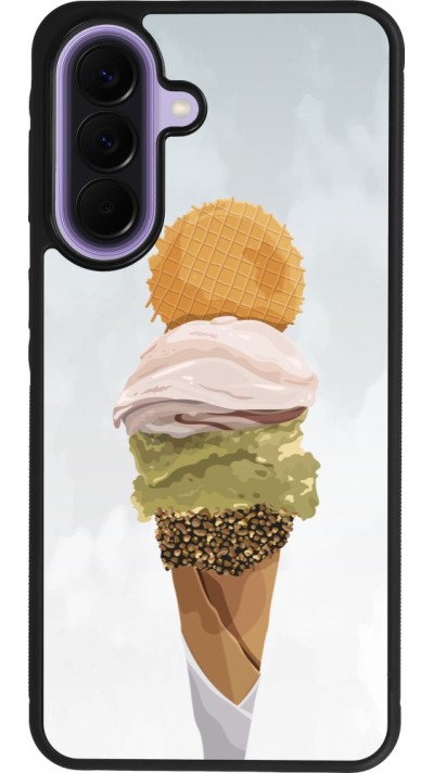 Coque Samsung Galaxy A57 5G - Silicone rigide noir Summer 2025 Cornet