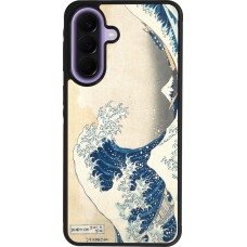 Coque Samsung Galaxy A57 5G - Silicone rigide noir Tableau art - La Grande Vague de Kanagawa - Hokusai