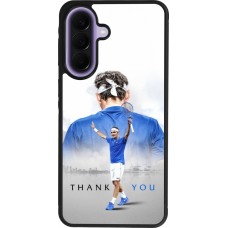 Coque Samsung Galaxy A57 5G - Silicone rigide noir Thank you Roger