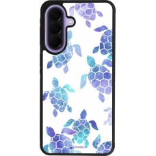 Coque Samsung Galaxy A57 5G - Silicone rigide noir Turtles pattern watercolor