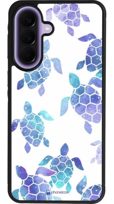 Coque Samsung Galaxy A57 5G - Silicone rigide noir Turtles pattern watercolor