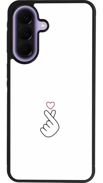Coque Samsung Galaxy A57 5G - Silicone rigide noir Valentine 2024 heat by Millennials