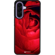 Coque Samsung Galaxy A57 5G - Silicone rigide noir Valentine 2022 Rose
