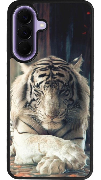 Coque Samsung Galaxy A57 5G - Silicone rigide noir Zen Tiger