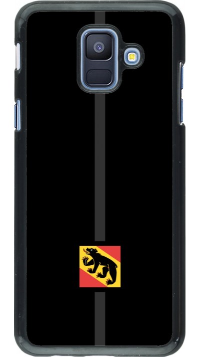 Samsung Galaxy A6 Case Hülle - Kanton BE schwarz