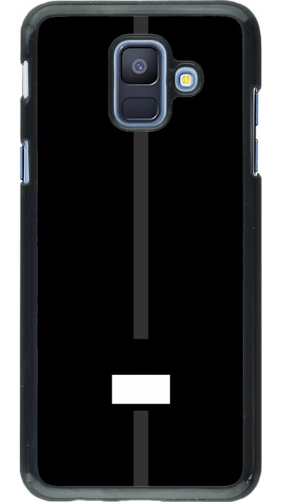 Samsung Galaxy A6 Case Hülle - Kanton FR schwarz