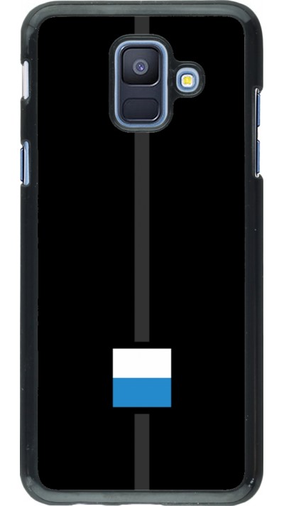 Samsung Galaxy A6 Case Hülle - Kanton LU schwarz