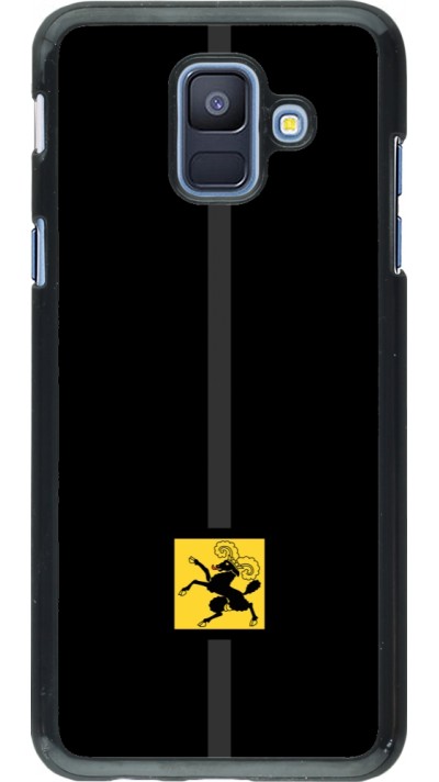 Samsung Galaxy A6 Case Hülle - Kanton SH schwarz