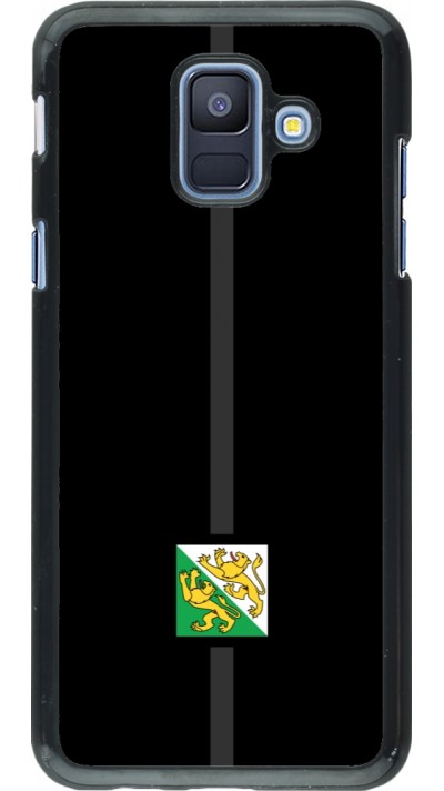 Samsung Galaxy A6 Case Hülle - Kanton TG schwarz