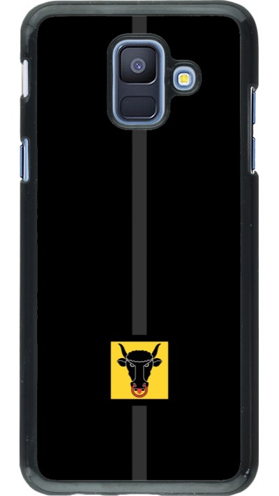 Samsung Galaxy A6 Case Hülle - Kanton UR schwarz