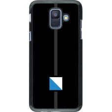 Samsung Galaxy A6 Case Hülle - Kanton ZH schwarz