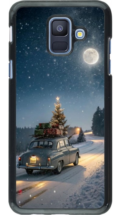 Coque Samsung Galaxy A6 - Christmas 25 Car with Tree Xmas