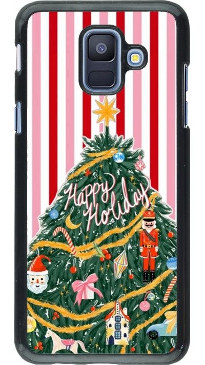 Samsung Galaxy A6 Case Hülle - Christmas 25 Happy Holiday